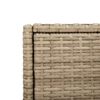 vidaXL Tuinkast 55x55x111 cm poly rattan beige