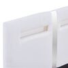 vidaXL Bedframe met LED kunstleer wit 90x200 cm