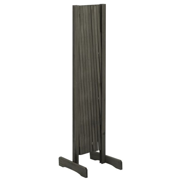 vidaXL Tuinlatwerk 180x100 cm massief vurenhout grijs