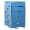 vidaXL Containerberging enkel 69x77,5x115 cm roestvrij staal