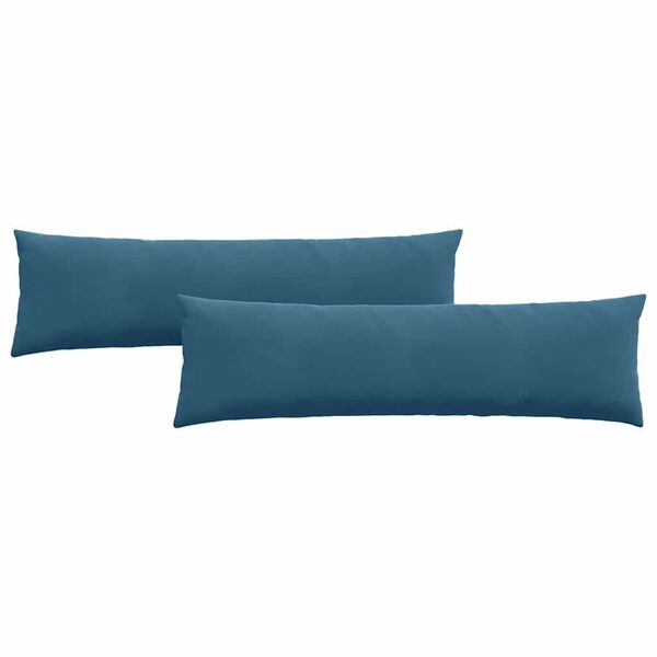 vidaXL Sofa Kussens 2 stuks Blauw 145 x 40 cm Cordstof