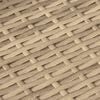 vidaXL 12-delige Loungeset met kussens poly rattan beige