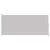 vidaXL Tuinscherm uittrekbaar 220x500 cm grijs