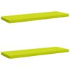 vidaXL 2-delige Bankkussens VUGHT 2 st 100% Polyester Helder groen