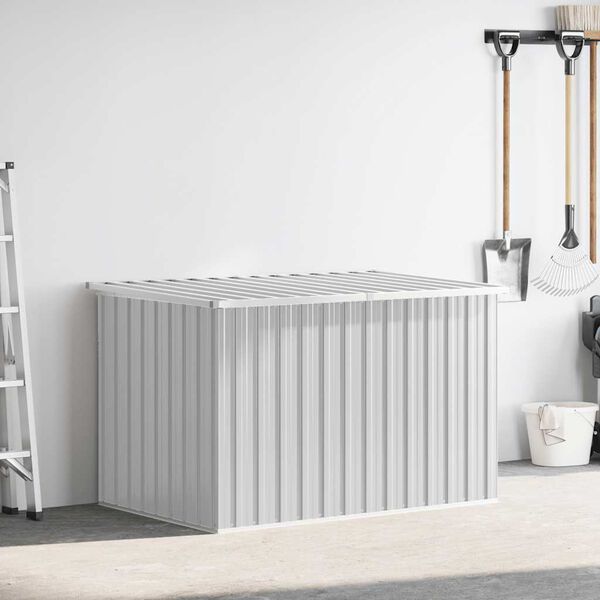 vidaXL Tuinbox 149x99x93 cm grijs