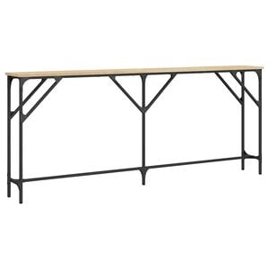 vidaXL Wandtafel 180x23x75 cm bewerkt hout sonoma eikenkleurig