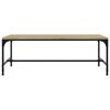 vidaXL Salontafel 80x50x35 cm bewerkt hout sonoma eikenkleurig