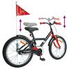 vidaXL Kinderfiets 18 Inch voor 5-7 jaar Zwart