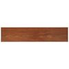 vidaXL Raamsokkel Bruin hout 160 x 35 x 4,5 cm PVC