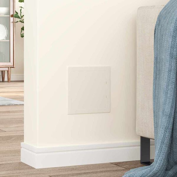 vidaXL Toegangs-panelen 2 pcs Wit 15 x 15 cm ABS Kunststof