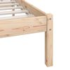 vidaXL Bedframe massief grenenhout 90x200 cm