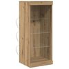 vidaXL LED Sideboard Artisan Eiken 41 x 37 x 100 cm Bewerkt hout