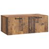 vidaXL Wandbeugel TV-kast Oud hout 78,5 x 41 x 30 cm Bewerkt hout