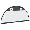 vidaXL Wandspiegel boog 80x40 cm ijzer zwart
