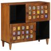 vidaXL Dressoir Walnotenhout 80 x 33 x 75 cm Massief Mango Hout