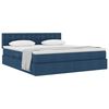 vidaXL Opbergbed met matras met matras Blauw 160 x 200 cm Bewerkt hout