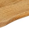vidaXL Tafelblad met natuurlijke rand 80x40x2,5 cm massief mangohout