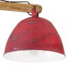 vidaXL Plafondlamp 25 W E27 105x30x65-108 cm verweerd rood