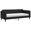 vidaXL Slaapbank met matras 80x200 cm stof zwart