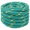 vidaXL Boottouw 4 mm 5 m Groen
