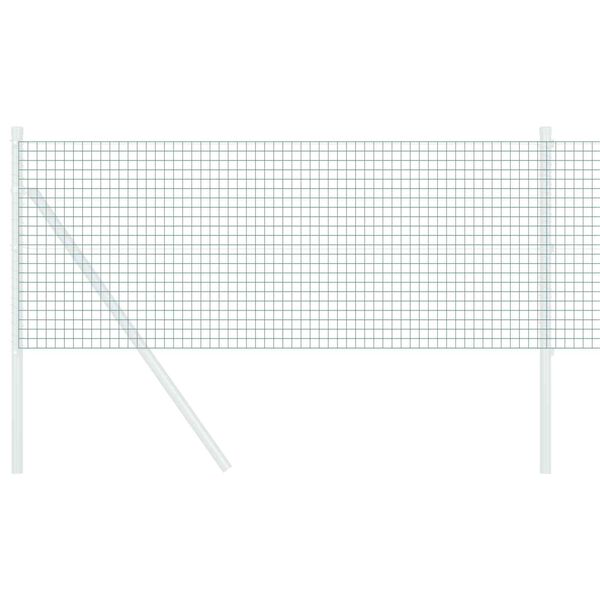 vidaXL Gelaste draadhek Groen 0.8 x 10 m