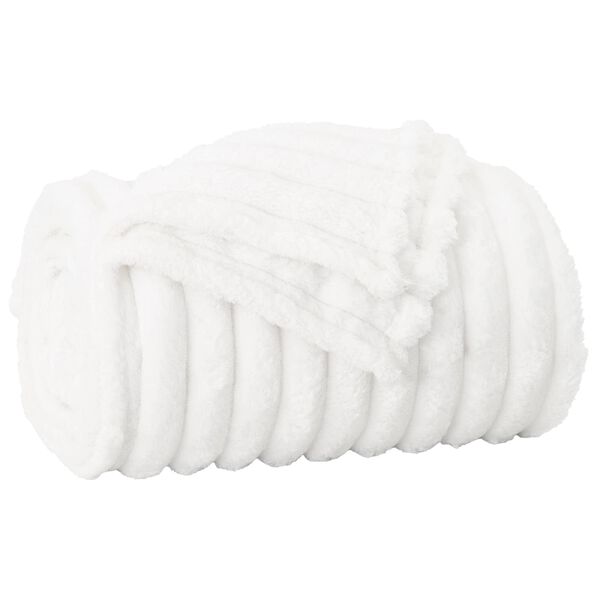 vidaXL Kleden 6 pcs Wit 240 x 220 cm Fleece