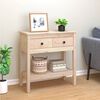 vidaXL Wandtafel 75x35x75 cm massief grenenhout