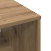 vidaXL Salontafel artisanaal eikenkleurig 60 x 50 x 40 cm Bewerkt hout