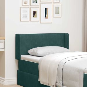 vidaXL Hoofdbord oor Groen 40,5 x 40,5 x 4 cm Fluweel