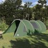 vidaXL Tunneltent met dak met opslag Groen en Wit 778 x 356 x 210 cm