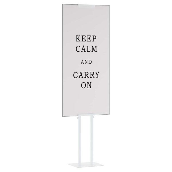 vidaXL Beurs Displays 2 pcs Wit 30 x 24 x 208 cm IJzer