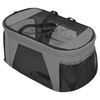 vidaXL Hondenwagen 2-laags inklapbaar 83x48x97 cm oxford stof grijs