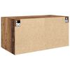 vidaXL Wandkast Wandgemonteerd Oud hout 80 x 42.5 x 40 cm Bewerkt hout