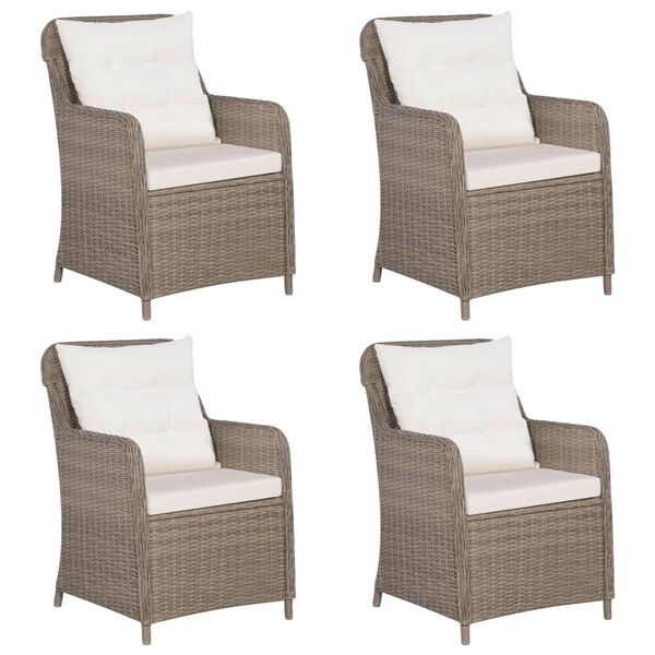 vidaXL 5-delige Tuinset bruin