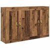 vidaXL Wandkast 2 pcs Oudhout 69,5 x 34 x 90 cm Bewerkt hout
