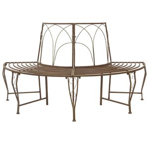 vidaXL Boom bank 4-Aantal zitplaatsen 160 x 80 x 89 cm Staal