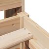vidaXL Bedframe zonder matras massief grenenhout 135x190 cm