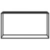 vidaXL Wandtafel 140x35x75 cm gehard glas zwart