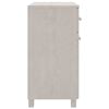 vidaXL Dressoir HAMAR 79x40x80 cm massief grenenhout wit