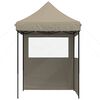 vidaXL Partytent Taupe 200 x 200 x 306 cm Oxford Stof