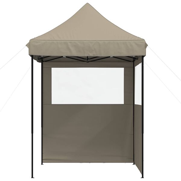 vidaXL Partytent Taupe 200 x 200 x 306 cm Oxford Stof