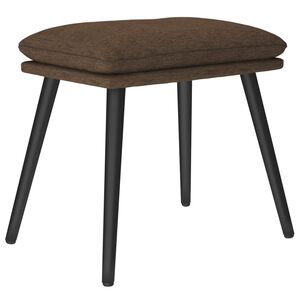 vidaXL Voetenbank 45x29,5x35 cm stof bruin