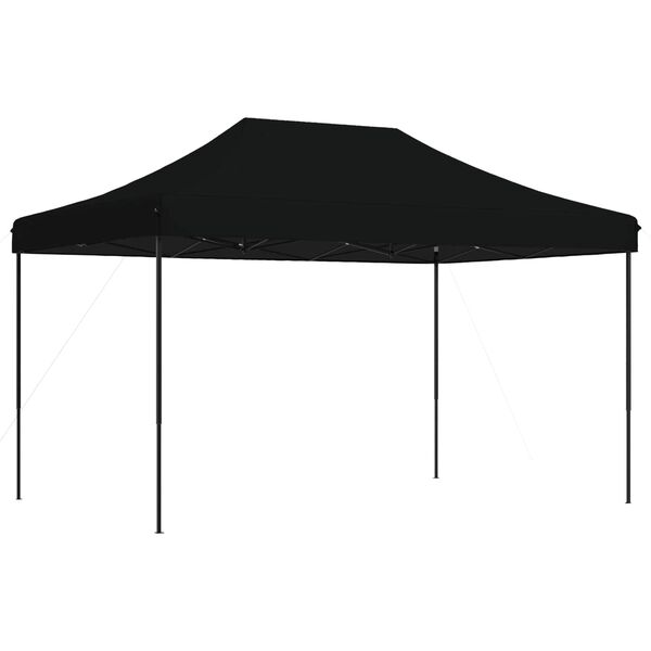 vidaXL Partytent inklapbaar pop-up 440x292x315 cm zwart