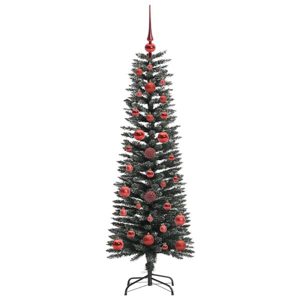 vidaXL Kunstkerstboom met 150 LED Groen 120 cm PVC en Plastic en Staal