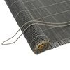 vidaXL Rolgordijn Grijs 40 x 160 cm Bamboe