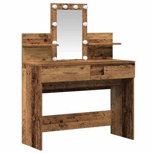 vidaXL Plafondtafel Oudhout 100 x 40 x 130 cm Bewerkt hout