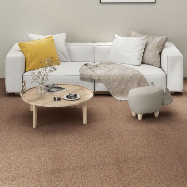 vidaXL Tapijttegels 16 st 4 m&sup2; 25x100 cm beige