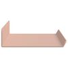 vidaXL Drijvende plank 4 pcs Roze 40 x 8,5 x 2,5 cm Staal