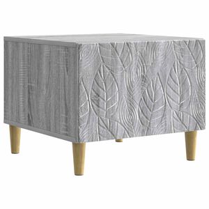 vidaXL Salontafel Grijs Sonoma 50 x 49 x 40 cm Bewerkt hout
