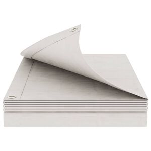 vidaXL Zeil met Oogjes Wit 2 x 3 m 260 gsm PE